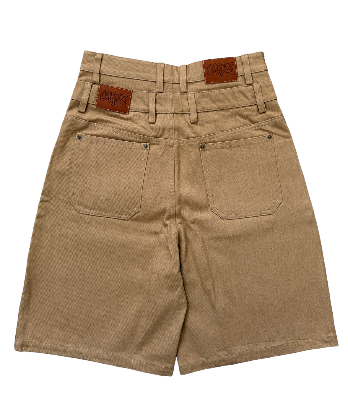 Double waist jorts - Khaki
