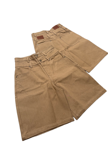 Double waist jorts - Khaki